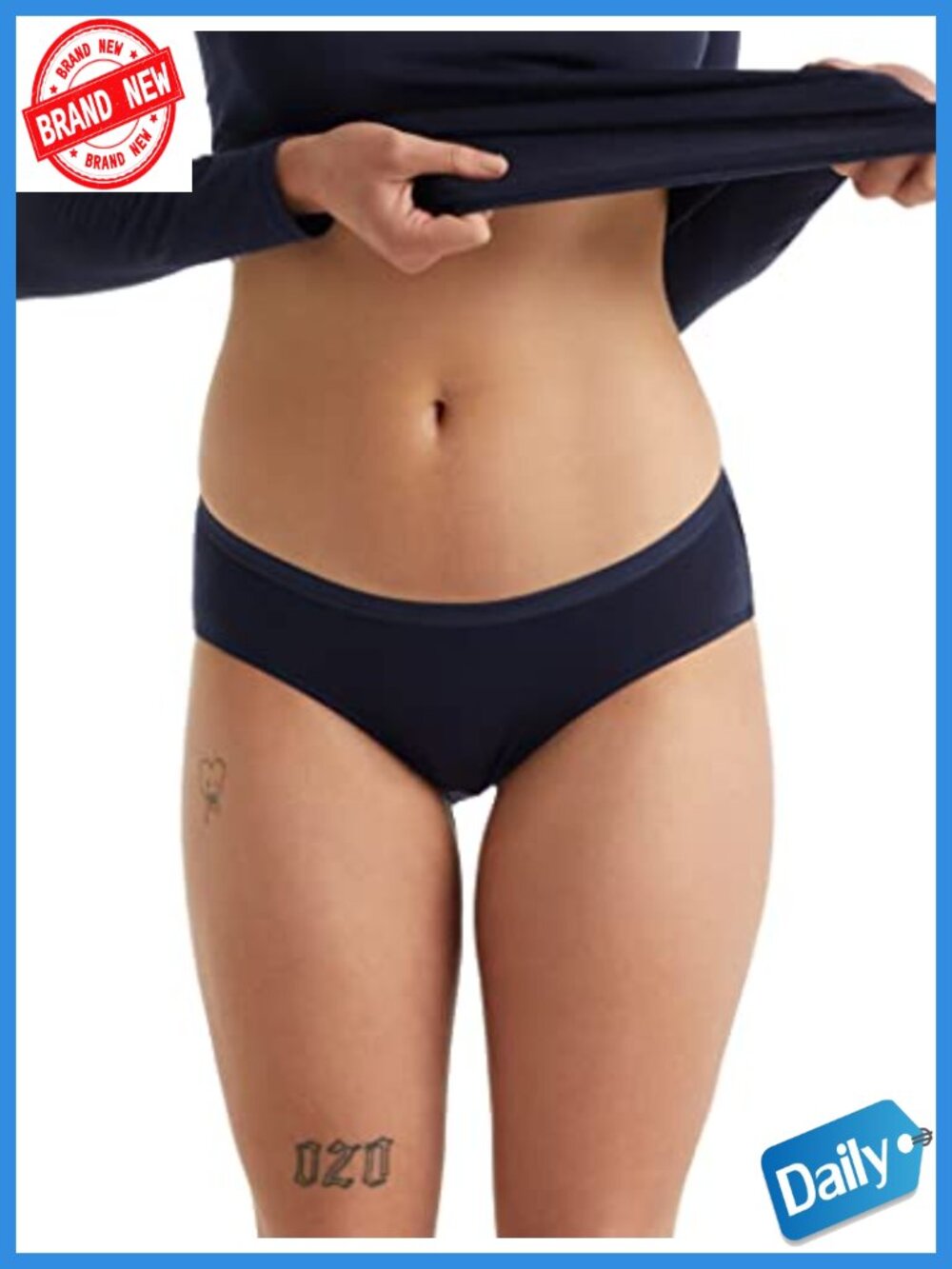 Merino Wool Hipkini Underwear Ultralight Base Layer Stretch